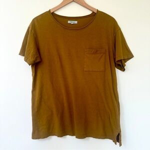 Madewell Short Sleeve Shirt Pocket T-Short Top